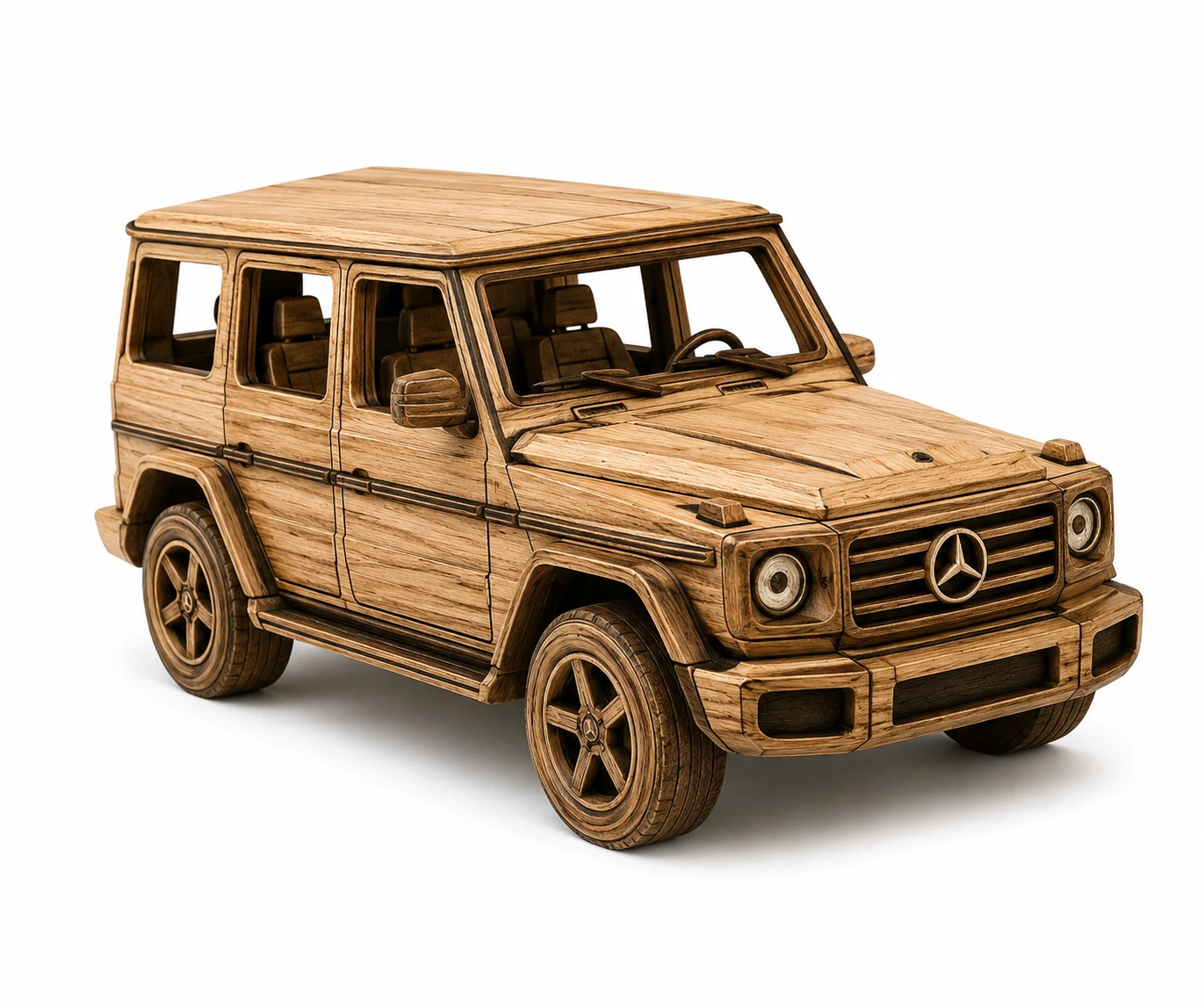سيارة جيب G-Class البازل الخشبية من Arckidz