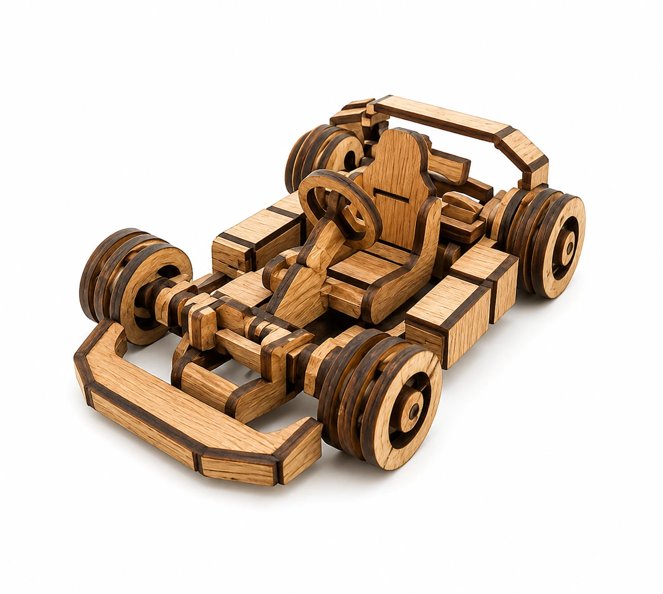 سيارة البازل الخشبية من Arckidz